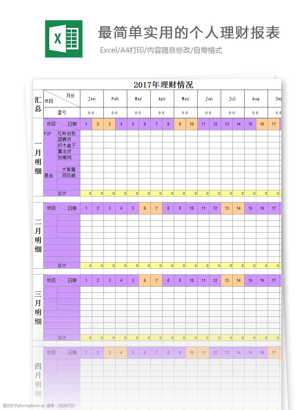 理财签报模板—构建个人财务健康报告的实用指南 理财签报模板